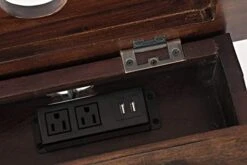 Jofran Painted Canyon End USB Charging Station Table, Power Chairside -Safavieh Furnitue Shop 41qkmMhRlQL