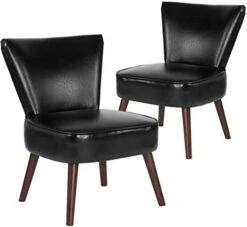 Flash Furniture HERCULES Holloway Series Black LeatherSoft Retro Chair -Safavieh Furnitue Shop 41qmt7oQ31L. AC
