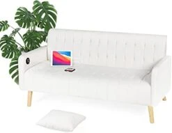 TYBOATLE Modern Living Room Sectional Sofa Sets 2 Piece, 65” W Tufted Mid-Century Loveseat Couch W/ 2 USB Charging Ports And Comfy Accent Arm Chairs For Small Space, Apartment, Office (Dark Grey) 24 TYBOATLE Modern Living Room Sectional Sofa Sets 2 Piece, 65” W Tufted Mid-Century Loveseat Couch W/ 2 USB Charging Ports And Comfy Accent Arm Chairs For Small Space, Apartment, Office (Dark Grey) -Safavieh Furnitue Shop 41qzxIU9RtL. AC