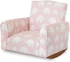 GENERIC Kid's Chair, Toddler's Upholstered Armchair, Child's Rocking Chair (Bears & Trees Print, Rockers), 19D X 21W X 19.5H In (KC100R) -Safavieh Furnitue Shop 41rN5lkMvdL. AC