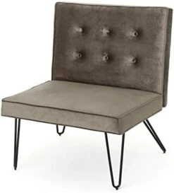 Christopher Knight Home Darrow Velvet Modern Armless Chair, Berry -Safavieh Furnitue Shop 41reJog0L. AC