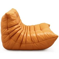 VOMXUF Fireside Chair, Oversized Armless Chair, Soft Microfiber Leather Floor Lounge Chair Lazy Sofa Accent Chair For Living Room Bedroom Salon Office -Safavieh Furnitue Shop 41tgNrEkhCL