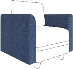 LLappuil Modular Sofa Middle Module With Storage For Customizable Sectional Couch, Accent Armless Chair, Waterproof, Anti-Scratch And Antistatic Fabric Sectional, Brown -Safavieh Furnitue Shop 41uobdDZXaL. AC