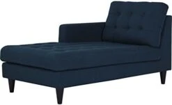 Modway Empress Mid-Century Modern Upholstered Fabric Side Armless Lounge Accent Chair Azure -Safavieh Furnitue Shop 41uyeWOpNL. AC