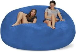 Chill Sack Bean Bag Chair Cover, 8-feet, Microsuede - Purple -Safavieh Furnitue Shop 41vUBw7YcDL. AC