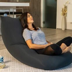 Yogibo Short Bean Bag Chair For Teens, Adults, Plush, Soft Lounge Beanbag For Gaming, Reading, And Relaxing, Removable, Washable Outer Cover, Light Gray 18 Yogibo Short Bean Bag Chair For Teens, Adults, Plush, Soft Lounge Beanbag For Gaming, Reading, And Relaxing, Removable, Washable Outer Cover, Light Gray -Safavieh Furnitue Shop 41w5H5q4PkL