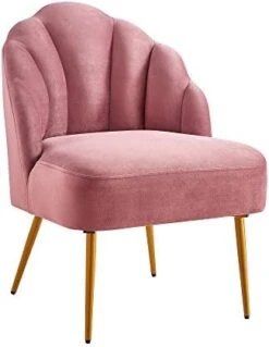 Ball & Cast Accent Chair, 26D X 23.5W X 32.25H In, Rose -Safavieh Furnitue Shop 41wl1QzLnJL. AC