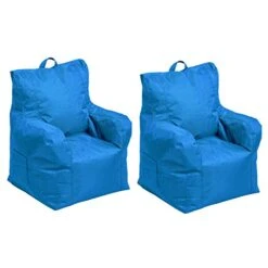 Factory Direct Partners 13302-RS Cali Alpine Sack Bean Bag Chair, Dirt-Resistant Coated Oxford Fabric - Raspberry (2-Pack) -Safavieh Furnitue Shop 41wpqSHT0L