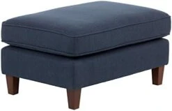 Amazon Brand – Stone & Beam Blaine Modern Upholstered Living Room Accent Chair, 32.3"W, Navy Blue -Safavieh Furnitue Shop 41x82SyEH9L. AC