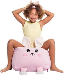 Posh Creations Large Bean Bag Soft Cozy Animal Chair For Bedrooms, Kids Lounger, Large-24 Inch, Chevron Green And White (sdfds) -Safavieh Furnitue Shop 41xoMN48SEL. AC