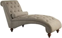 Lexicon Lambart Chaise Lounge, Brown (Bronze Nailheads) -Safavieh Furnitue Shop 41ySLfDdfqL. AC
