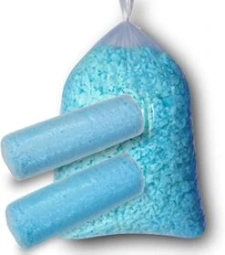NiceLady Bean Bag Filler Foam-10 Pound Premium Shredded Memory Foam,for Couch Cushion Or Pillow Dog Bed- Very Soft And Great For Stuffing(Blue, 2 * 5 Pound) -Safavieh Furnitue Shop 41z2CvIAr L. AC