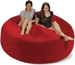 Chill Sack Bean Bags Large Bean Bag, 7-Feet, Charcoal Micro Suede -Safavieh Furnitue Shop 41zmXCJGKXL. AC