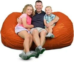 ULTIMATE SACK Lounger Bean Bag Chair: Giant Foam-Filled Furniture - Machine Washable Covers, Double Stitched Seams, Durable Inner Liner, And 100% Virgin Foam. Corner Chair. (Pink, Fur) -Safavieh Furnitue Shop 511oL7mBAcL. AC