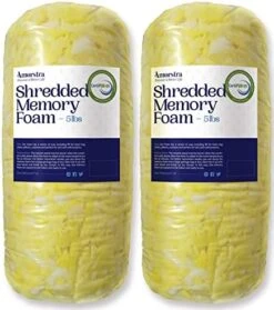 Amorstra Bean Bag Filler Shredded Memory Foam Filling 10 Pounds, Pillow Stuffing Bean Bag Refill Material For Pouf Ottoman Couch Cushion Dog Bed Stuffed Animals And Art Crafts - Blue -Safavieh Furnitue Shop 512HMgltpAL. AC