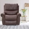 Recliner Chair Reclining Recliner Sofa Couch Sofa Palomino Fabric Home Theater Seating Manual Recliner Motion For Living Room