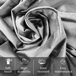 [Removable Cover] Bean Bag Chairs For Adults, 4 Foot Memory Foam Bean Bag For Adults, Big Sofa With Fluffy Removable Microfiber Cover, Furnitures For Dorm Room And Living Room, Grey -Safavieh Furnitue Shop 514uyXwPXAS