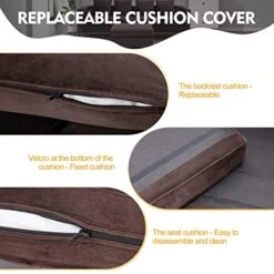 HOMREST Dutch Velvet 4-Seat Sectional Sleeper Sofa Set With Storage Ottoman, L-Shaped Couch Bed For Living Room Coffee -Safavieh Furnitue Shop 516qr9kgHKL