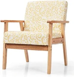 POWERSTONE Modern Upholstered Loveseat, Fabric Loveseat Sofa Couch Wooden 2-Seat Armchair For Home And Office (Yellow, Loveseat) -Safavieh Furnitue Shop 51B6y52ha4L. AC