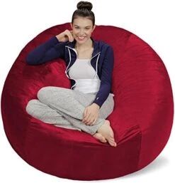 Sofa Sack - Plush Ultra Soft Bean Bags Chairs For Kids, Teens, Adults - Memory Foam Beanless Bag Chair With Microsuede Cover - Foam Filled Furniture For Dorm Room - Charcoal 5' (AMZBB-5SK-CS03) 24 Sofa Sack - Plush Ultra Soft Bean Bags Chairs For Kids, Teens, Adults - Memory Foam Beanless Bag Chair With Microsuede Cover - Foam Filled Furniture For Dorm Room - Charcoal 5' (AMZBB-5SK-CS03) -Safavieh Furnitue Shop 51DTUe0AoBL. AC