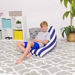 Posh Creations Bean Bag Chair For Kids And Teens -Twist Chair Medium 100L Size