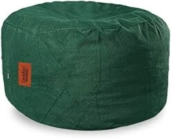 CordaRoy's Chenille Bean Bag Ottoman Footstool, 26" X 17", Charcoal -Safavieh Furnitue Shop 51HpCirQNAL. AC