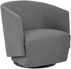 Amazon Brand - Rivet Coen Modern Velvet Upholstered Accent Swivel Chair, 30"W, Ink Blue -Safavieh Furnitue Shop 51I rGTBEvL. AC