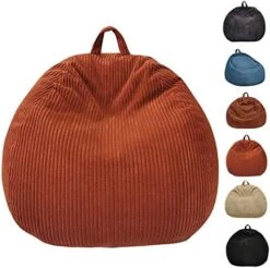 Bean Bag Chairs Cover (No Filler),Bean Bag Cover,Stuffed Animal Storage Bean Bag,Bean Bag For Kids,Adults,Teens,36 X 45 In Blue Bean Bag -Safavieh Furnitue Shop 51Iguvvc4L. AC 1