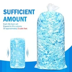 COYMOS 5lbs Shredded Memory Foam Filling For Bean Bag Filler Foam Refill For Pillow Dog Beds Chairs Cushions And Arts Crafts, Added Gel Particles -Safavieh Furnitue Shop 51NBiMMyEBL