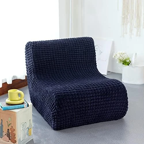 N&V Single Seated Foam Sofa, Armless Floor Sofa, One Piece High Density Foam, Removable And Machine Washable Cover, Champagne 10 N&V Single Seated Foam Sofa, Armless Floor Sofa, One Piece High Density Foam, Removable And Machine Washable Cover, Champagne - Image 10