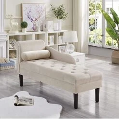 24KF Modern Upholstered Tufted Chaise Lounge Chair, Comfortable Fashional Living Room Chaise Chairs-Dark Grey 14 24KF Modern Upholstered Tufted Chaise Lounge Chair, Comfortable Fashional Living Room Chaise Chairs-Dark Grey -Safavieh Furnitue Shop 51OaiU97sJL. AC