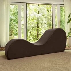 Avana Sleek Chaise Lounge For Yoga, Stretching, Relaxation-Made In The USA, 60D X 18W X 26H Inch, Black 19 Avana Sleek Chaise Lounge For Yoga, Stretching, Relaxation-Made In The USA, 60D X 18W X 26H Inch, Black -Safavieh Furnitue Shop 51OnN7BBHlL. AC