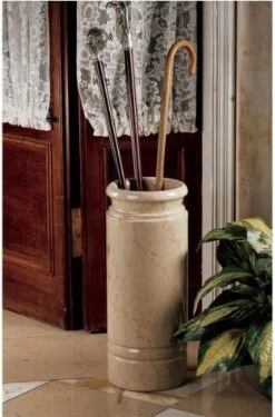 Design Toscano Authentic 44-lb. Solid Ivory Marble Cane And Umbrella Vessel -Safavieh Furnitue Shop 51PTuyPFZxL. AC