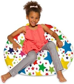 Posh Beanbags Bean Bag Chair, Large-38in, Solid Orange -Safavieh Furnitue Shop 51PpVXkhDeL. AC