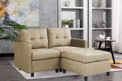 Moxeay Convertible Sectional Sofa With Ottoman Modular Sectional Sofa L Shaped Couch 6 Seater Sectional Couches For Living Room Apartment, Dark Grey -Safavieh Furnitue Shop 51Q2afukZBL. AC