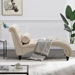 ALISH Chaise Lounge Indoor Upholstered Chaise Lounge Chair Modern Recliner Sofa Sleeper Sofa For Living Room, Bedroom Gray 13 ALISH Chaise Lounge Indoor Upholstered Chaise Lounge Chair Modern Recliner Sofa Sleeper Sofa For Living Room, Bedroom Gray -Safavieh Furnitue Shop 51QKmal7TL. AC