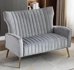 Artechworks Curved Tufted Accent Chair With Metal Gold Legs Velvet Upholstered Arm Club Leisure Modern Chair For Living Room Bedroom Patio, Caramel Color, Orange 21 Artechworks Curved Tufted Accent Chair With Metal Gold Legs Velvet Upholstered Arm Club Leisure Modern Chair For Living Room Bedroom Patio, Caramel Color, Orange -Safavieh Furnitue Shop 51QXrYPh0dL. AC