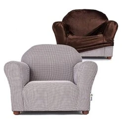 KEET Roundy Kid's Chair, Combo Chair W/Cover, Navy -Safavieh Furnitue Shop 51SERdBbDrS