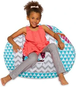 Posh Beanbags Bean Bag Chair, Large-38in, Solid Orange -Safavieh Furnitue Shop 51SjUXXLZXL. AC