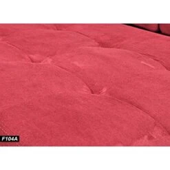 A Ainehome L Shape Sectional Sofa 104" Wide Living Room Furniture Set Microfiber Couch 3-Seat Sofa With Chaise Lounge And Storage Ottoman For Home Decor Apartment Office (Left Hand Facing, Red) -Safavieh Furnitue Shop 51SolYEqqSL