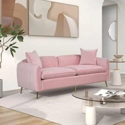 Harper & Bright Designs 2-Piece PU Leather Living Room Sofa Set, Modern Style Upholstered Sofa And Loveseat Sets With 3 Seat Sofa Couch And Loveseat Sofa For Home Or Office (2+3 Seat, Brown) -Safavieh Furnitue Shop 51TuD1yR9L. AC