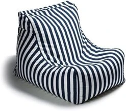 Jaxx Ponce Outdoor Bean Bag Chair, Navy -Safavieh Furnitue Shop 51TuWS9 t6L. AC