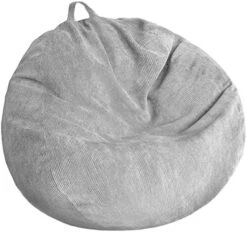 Bean Bag Chair Cover (No Filler) Washable Ultra Soft Corduroy Sturdy Zipper Beanbag Cover For Organizing Plush Toys Or Textile, Sack Bean Bag For Kids, Adults, Teens -Safavieh Furnitue Shop 51UkG1gN7KL. AC
