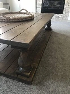 House Of Wood Coffee Table Legs In Knotty Pine (Set Of 4) -Safavieh Furnitue Shop 51VLfMcsx3L