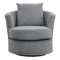 Lexicon Winona Swivel Chair, Gray -Safavieh Furnitue Shop 51VWlPXo7vL