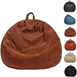 Bean Bag Chairs Cover (No Filler),Bean Bag Cover,Stuffed Animal Storage Bean Bag,Bean Bag For Kids,Adults,Teens,36 X 45 In Blue Bean Bag -Safavieh Furnitue Shop 51XMSMcHgpL. AC