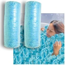 BOXIN 10LBS Blue Shredded Memory Foam Filling For Bean Bag Filler Foam Refill Pillow Dog Beds Chairs Cushions And Arts Crafts, Added Gel Particles,Soft And Great For Stuffing -Safavieh Furnitue Shop 51XeWJmVcRL