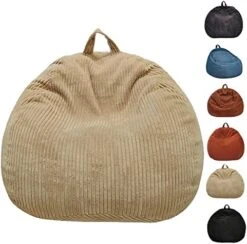 Bean Bag Chairs Cover (No Filler),Bean Bag Cover,Stuffed Animal Storage Bean Bag,Bean Bag For Kids,Adults,Teens,36 X 45 In Blue Bean Bag -Safavieh Furnitue Shop 51Zs5xFKjL. AC 1