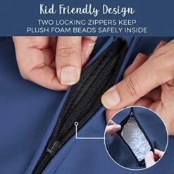 Factory Direct Partners 10478-NV SoftScape Classic 35" Junior Bean Bag Chair, Furniture For Kids, Libraries Or Home - Navy 17 Factory Direct Partners 10478-NV SoftScape Classic 35" Junior Bean Bag Chair, Furniture For Kids, Libraries Or Home - Navy -Safavieh Furnitue Shop 51bTyiAjB4L