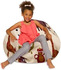 Posh Beanbags Bean Bag Chair, Large-38in, Solid Orange -Safavieh Furnitue Shop 51cyQU0oDML. AC